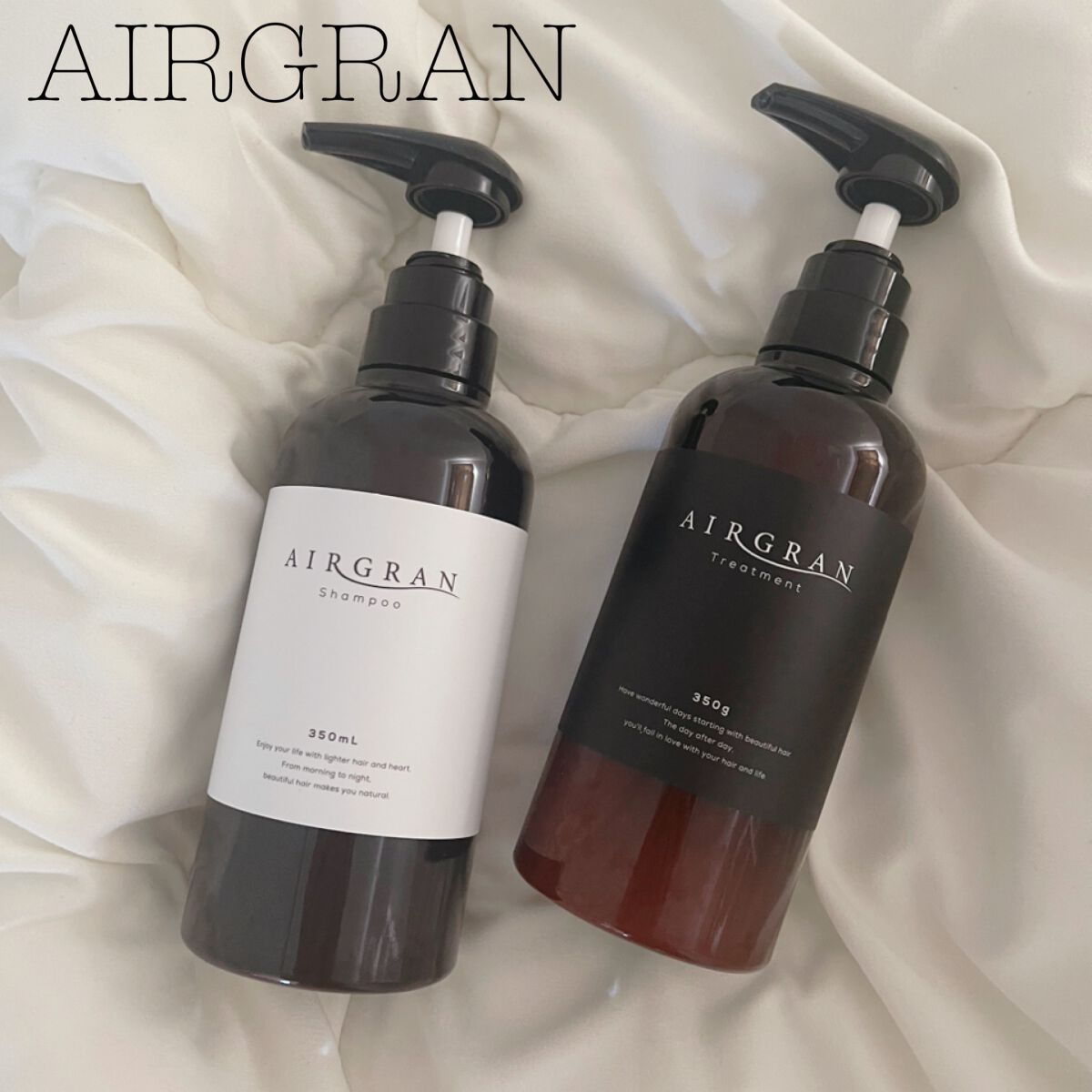 ナチュラルストレートシャンプー＆トリートメント/AIRGRAN/市販シャンプーを使ったクチコミ（1枚目）