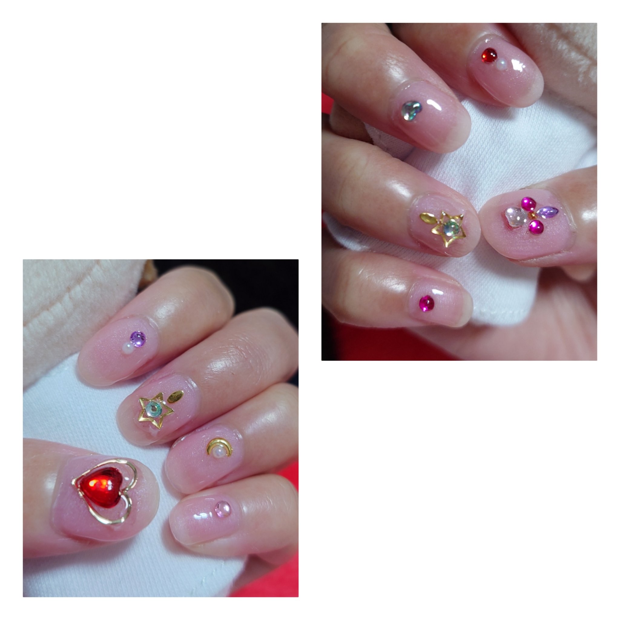 ジェルネイル（ライト対応）/セリア/ジェルネイルを使ったクチコミ（2枚目）