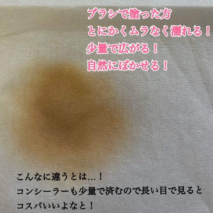 TSUTSU FUDE コンシーラーブラシ/SHISEIDO/メイクブラシを使ったクチコミ(5枚目)