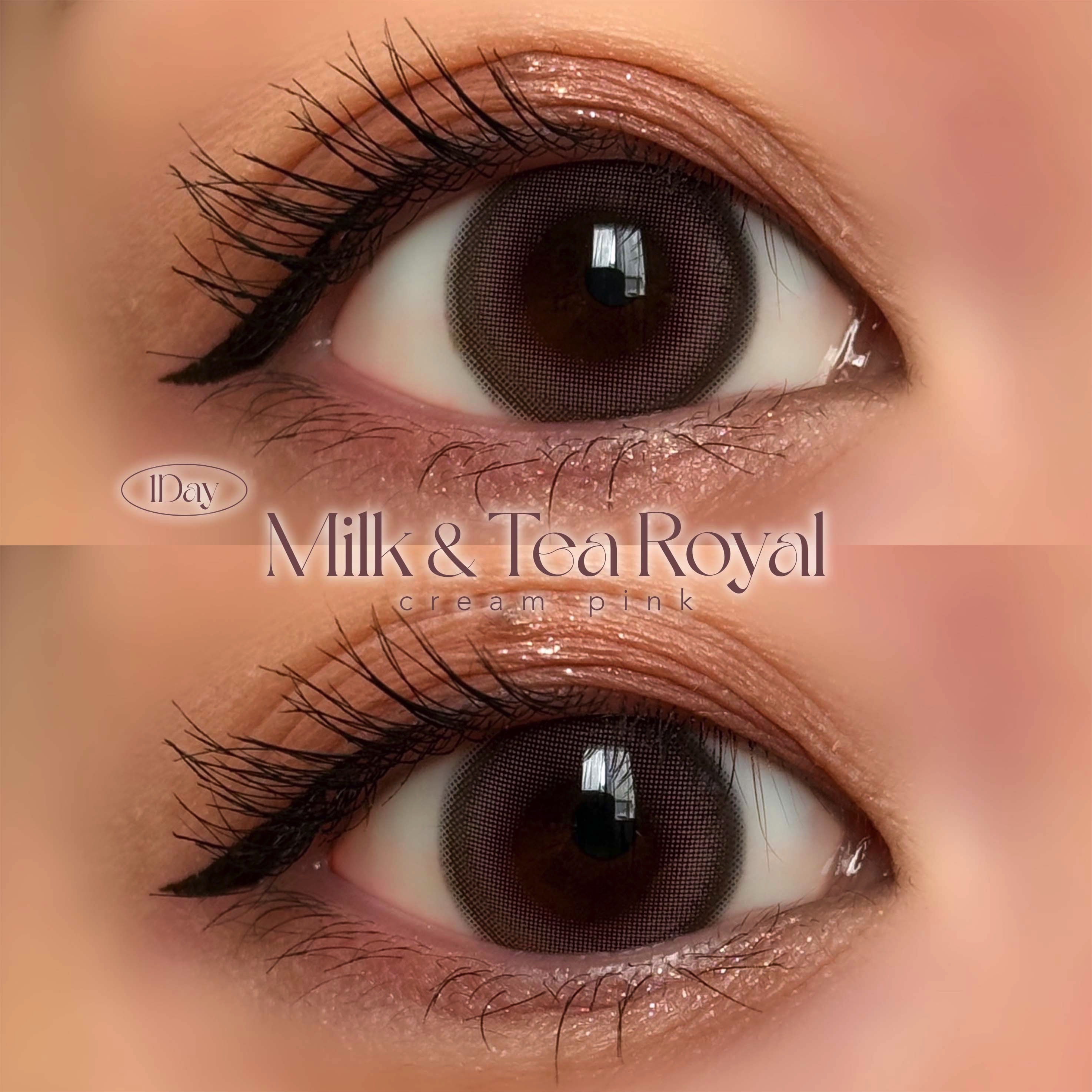 chuuLENS Milk&Tea 1day/chuu LENS/ワンデー（１DAY）カラコンを使ったクチコミ（2枚目）