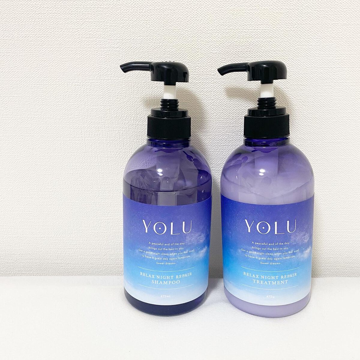 リラックスナイトリペア シャンプー/トリートメント/YOLU/市販シャンプーを使ったクチコミ(4枚目)