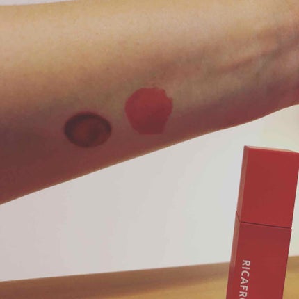 ジューシーリブティント/RICAFROSH/リップティントを使ったクチコミ(2枚目)