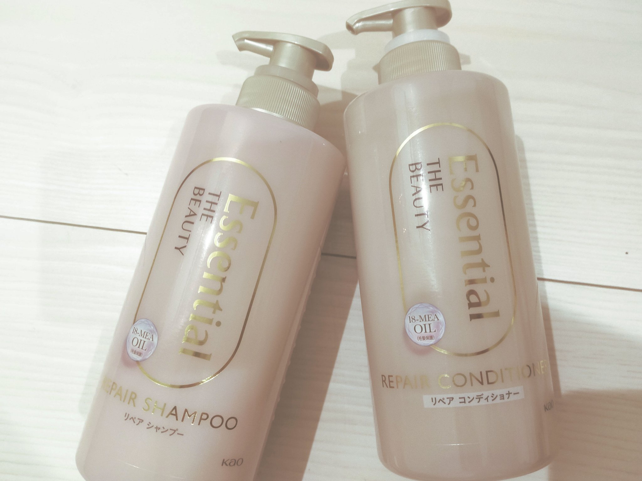 ザビューティ リペアシャンプー・コンディショナー/エッセンシャル/市販シャンプーを使ったクチコミ（2枚目）