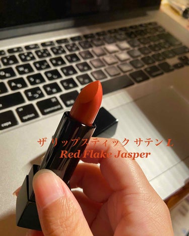 ザ リップスティック サテン L 010 Red Flake Jasper/ADDICTION/口紅を使ったクチコミ（2枚目）