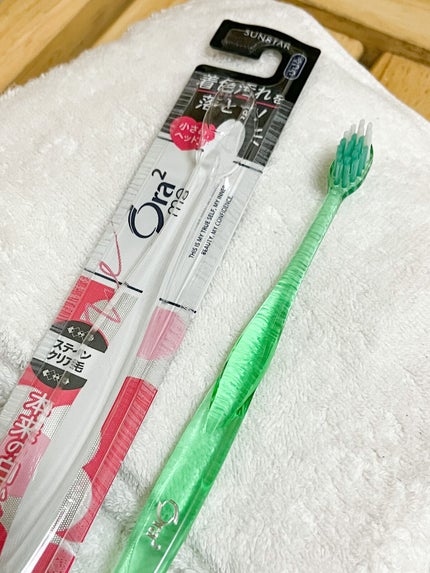 オーラツーミー ハブラシ ステインクリア ふつう/オーラツー/歯ブラシを使ったクチコミ(7枚目)