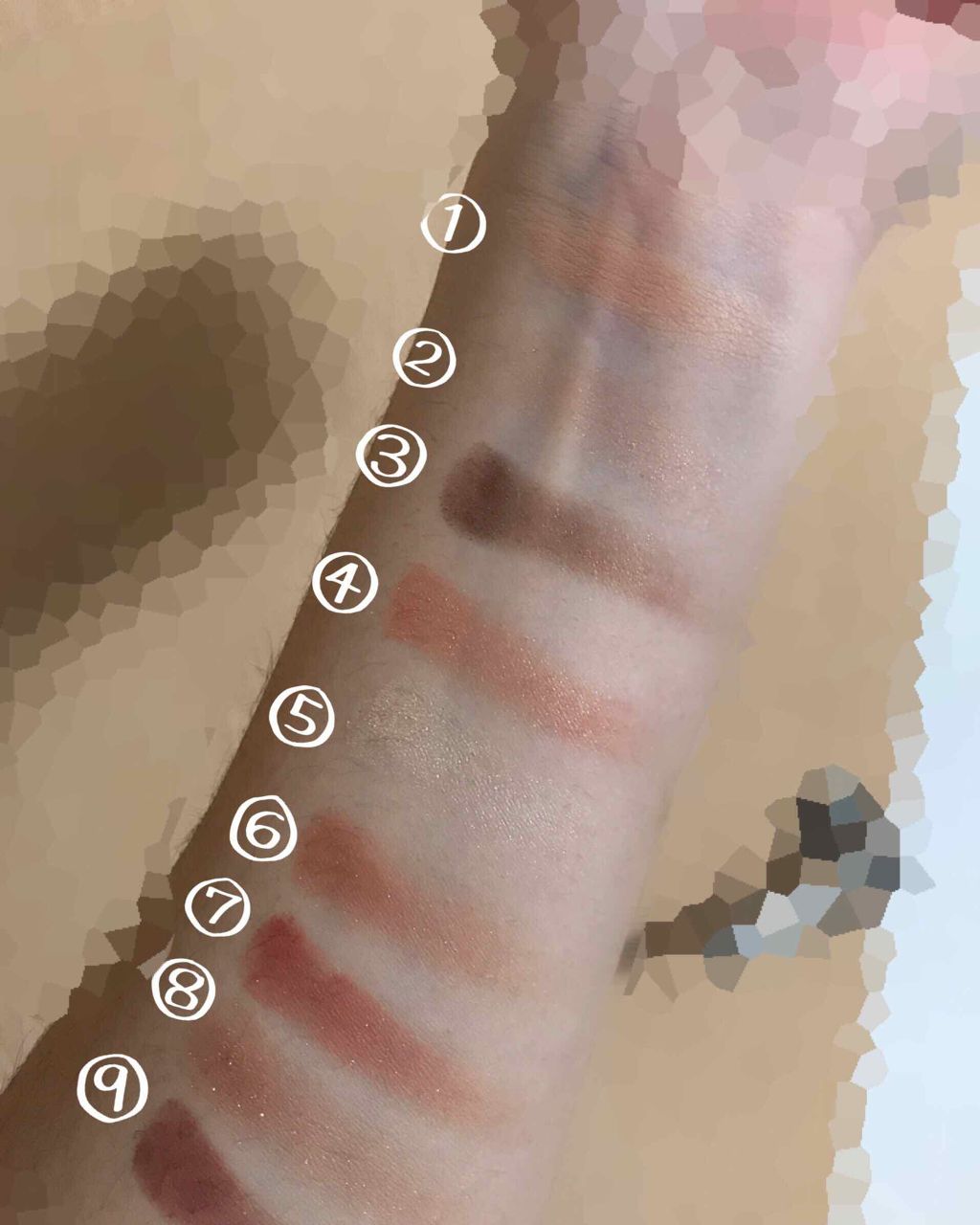 UR GLAM BLOOMING EYE COLOR PALETTE/U R GLAM/アイシャドウパレットを使ったクチコミ(2枚目)