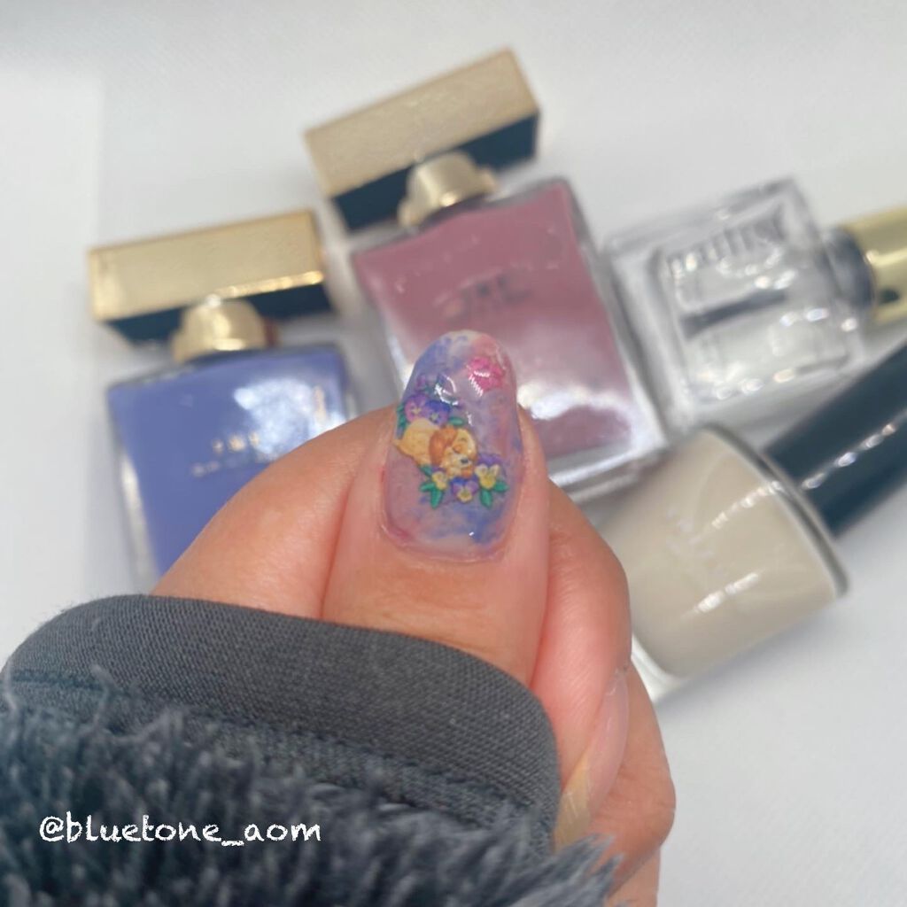 グレイズドフレグランスネイル/JNF/マニキュアを使ったクチコミ(4枚目)