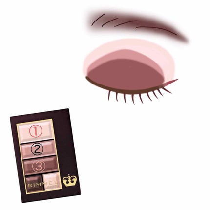 ショコラスウィート アイズ/リンメル ロンドン/アイシャドウパレットを使ったクチコミ(2枚目)