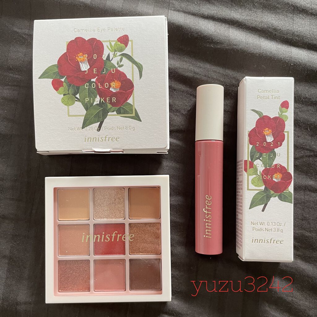 カメリア アイパレット/innisfree/アイシャドウパレットを使ったクチコミ（1枚目）