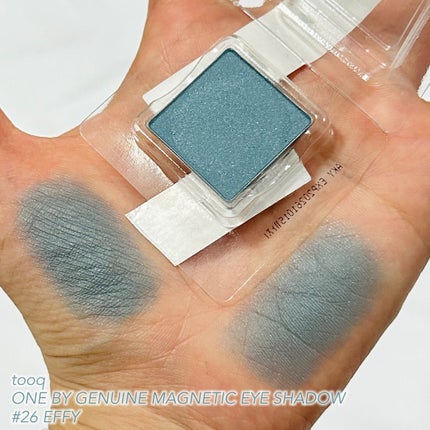tooq ONE BY GENUINE MAGNETIC EYE SHADOW/Tooq/パウダーアイシャドウを使ったクチコミ(2枚目)