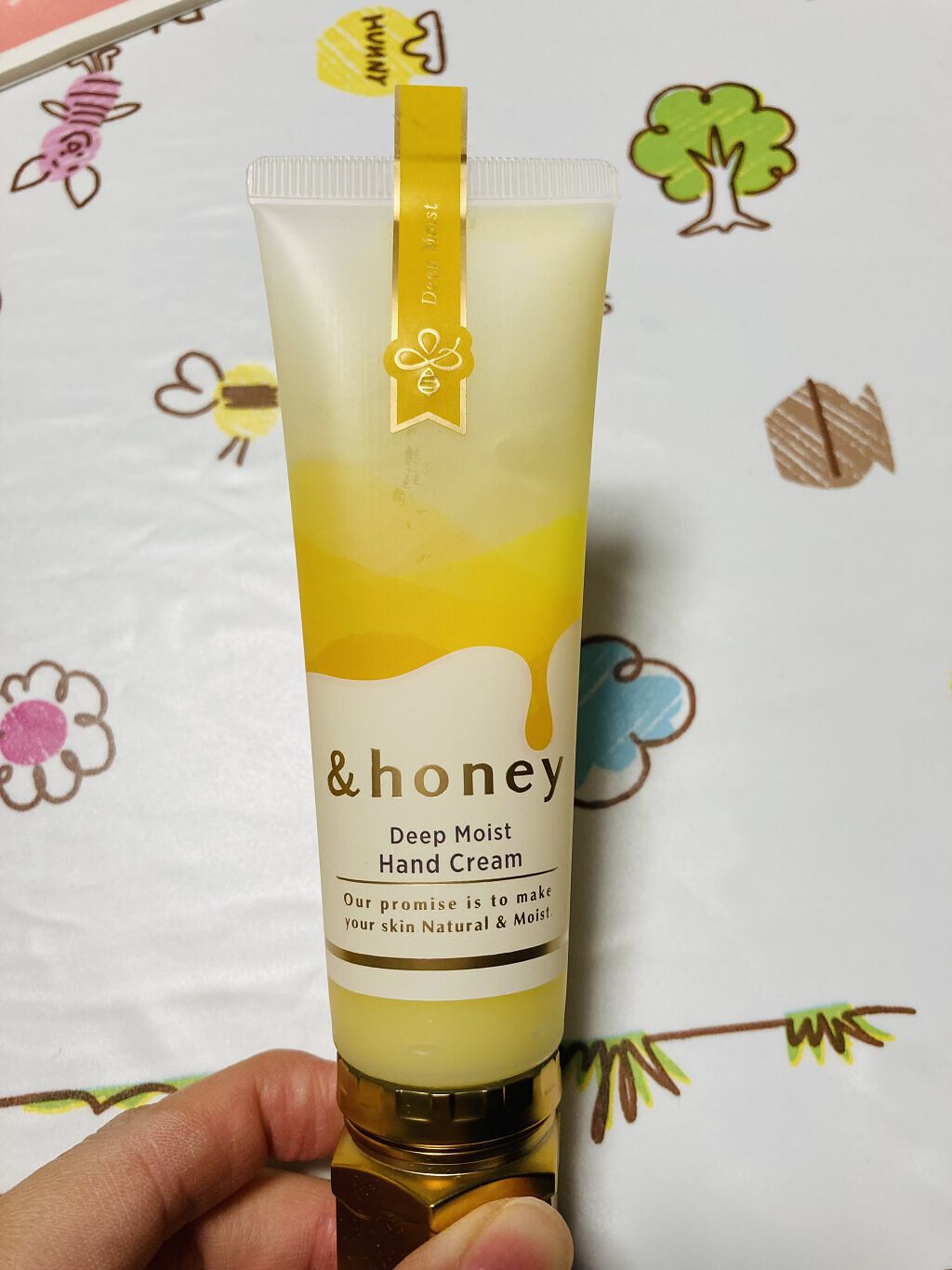 アンドハニー　ディープモイスト ハンドクリーム/&honey/ハンドクリームを使ったクチコミ（1枚目）