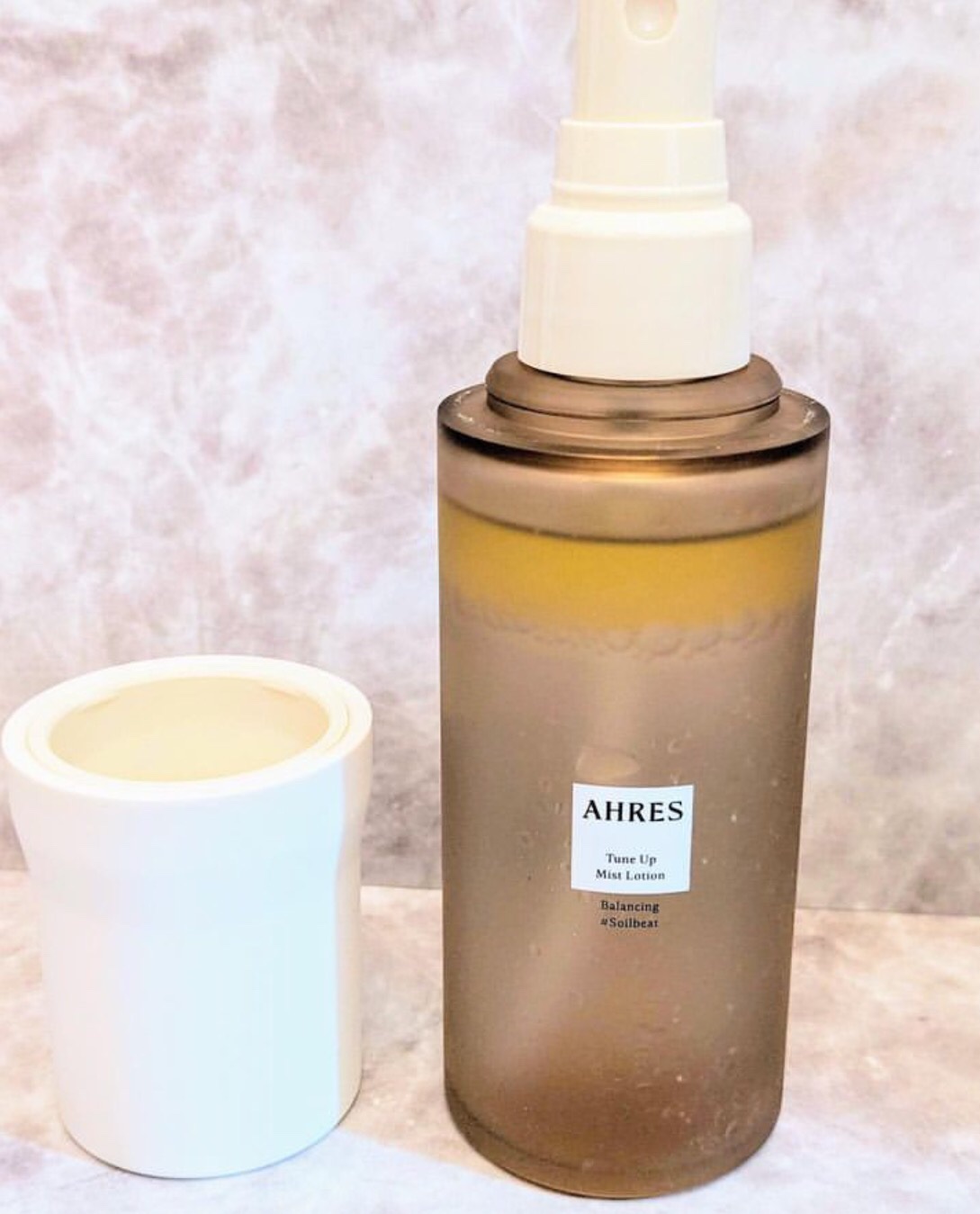 アーレス チューンナップ ミストローション バランシングのクチコミ「2層式のローションは使ったことがあるけど、ミストローションは初めて。
よく振ってからシュッシュ.....」（3枚目）