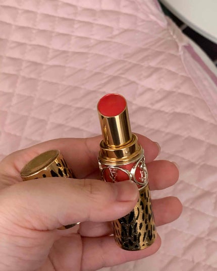 ルージュ ヴォリュプテ シャイン/YVES SAINT LAURENT BEAUTE/口紅を使ったクチコミ(2枚目)