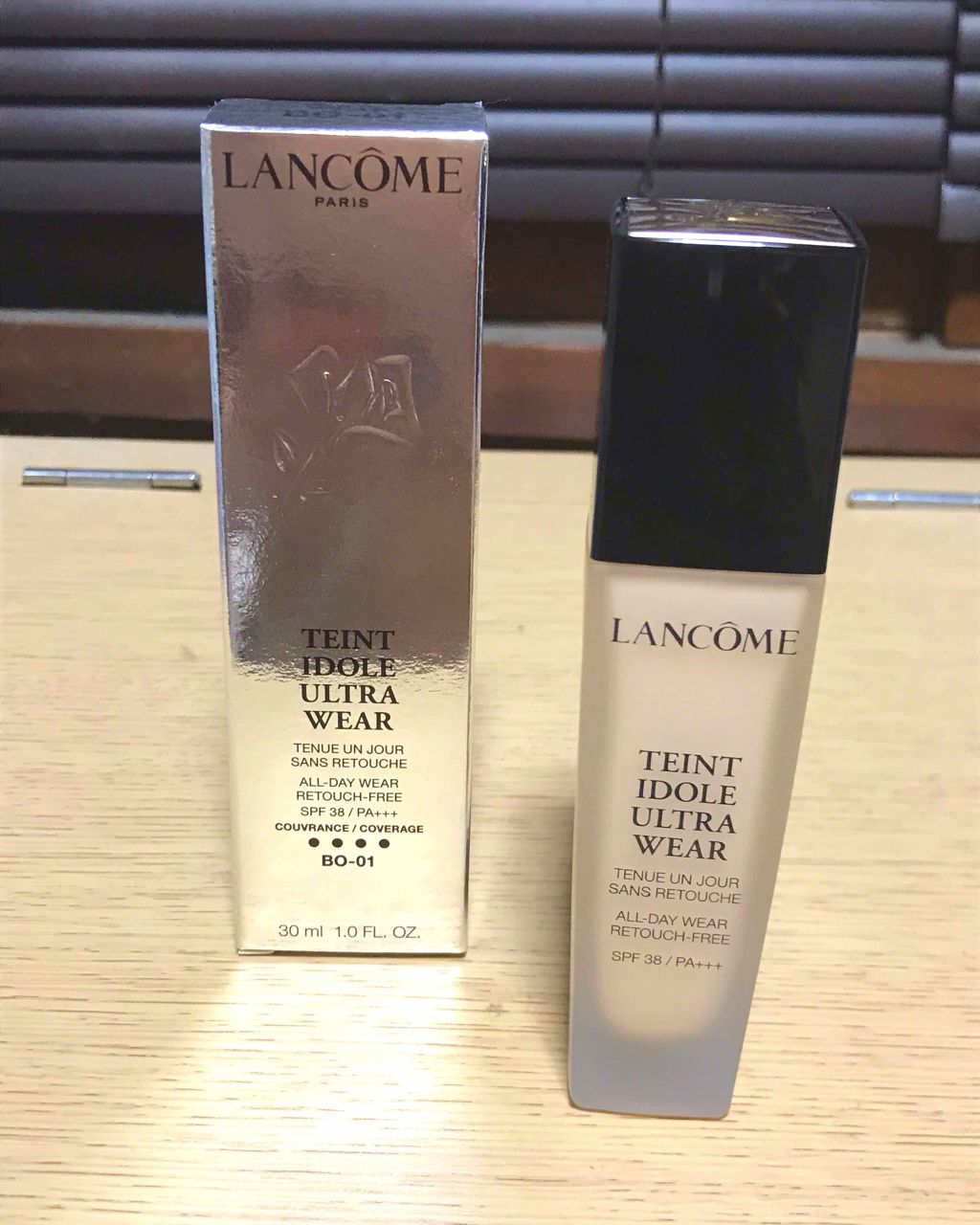 タンイドル ウルトラ ウェア リキッド/LANCOME/リキッドファンデーションを使ったクチコミ（1枚目）