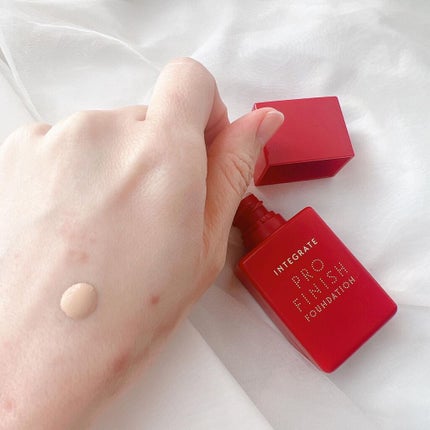 プロフィニッシュリキッド/インテグレート/リキッドファンデーションを使ったクチコミ(2枚目)