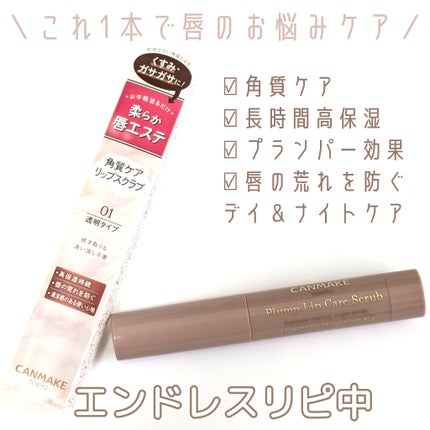 プランプリップケアスクラブ/キャンメイク/リップスクラブを使ったクチコミ(1枚目)