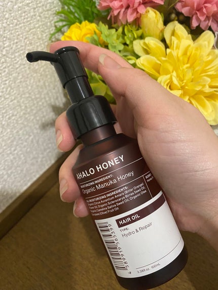 アハロハニー ハイドロ&リペア ジェントル ヘアオイル/AHALO HONEY/ヘアオイルを使ったクチコミ(1枚目)