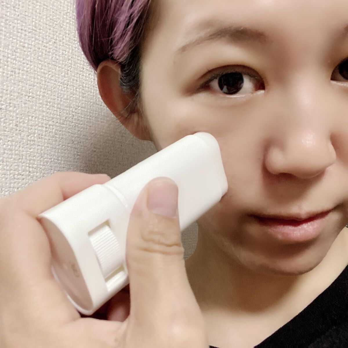 UVシールド トーンアップスティック/スキンコットン/日焼け止めスティックを使ったクチコミ（3枚目）