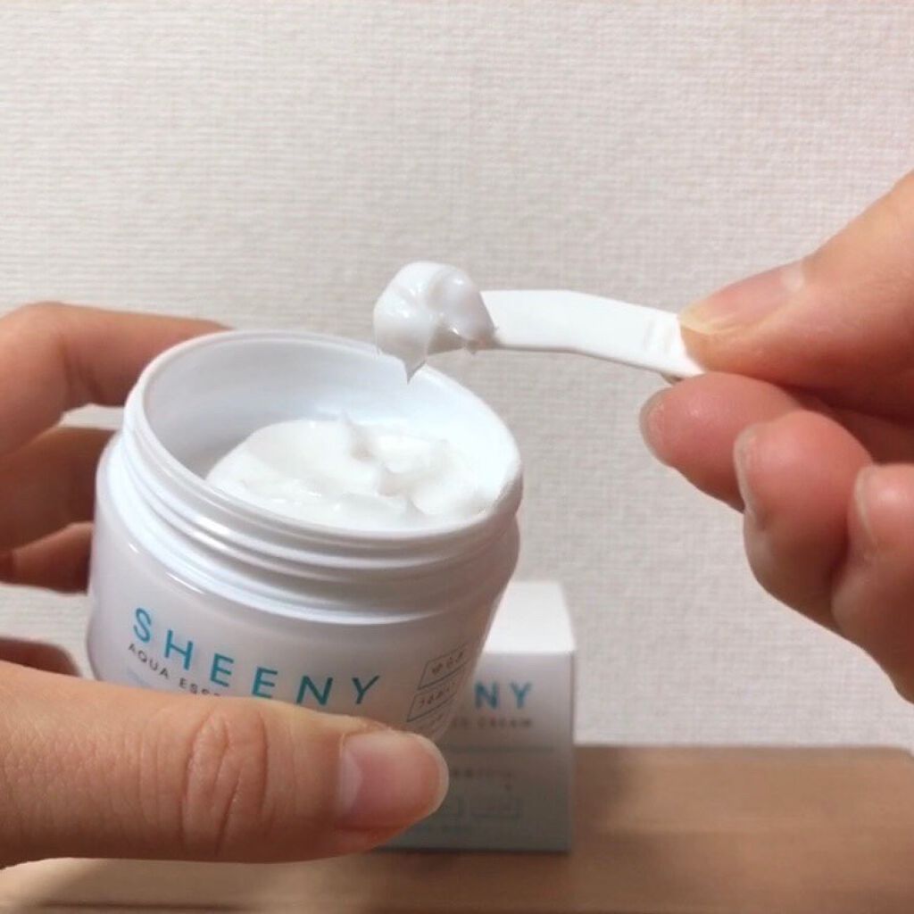 アクアエッセンスクリーム/SHEENY/フェイスクリームを使ったクチコミ(4枚目)