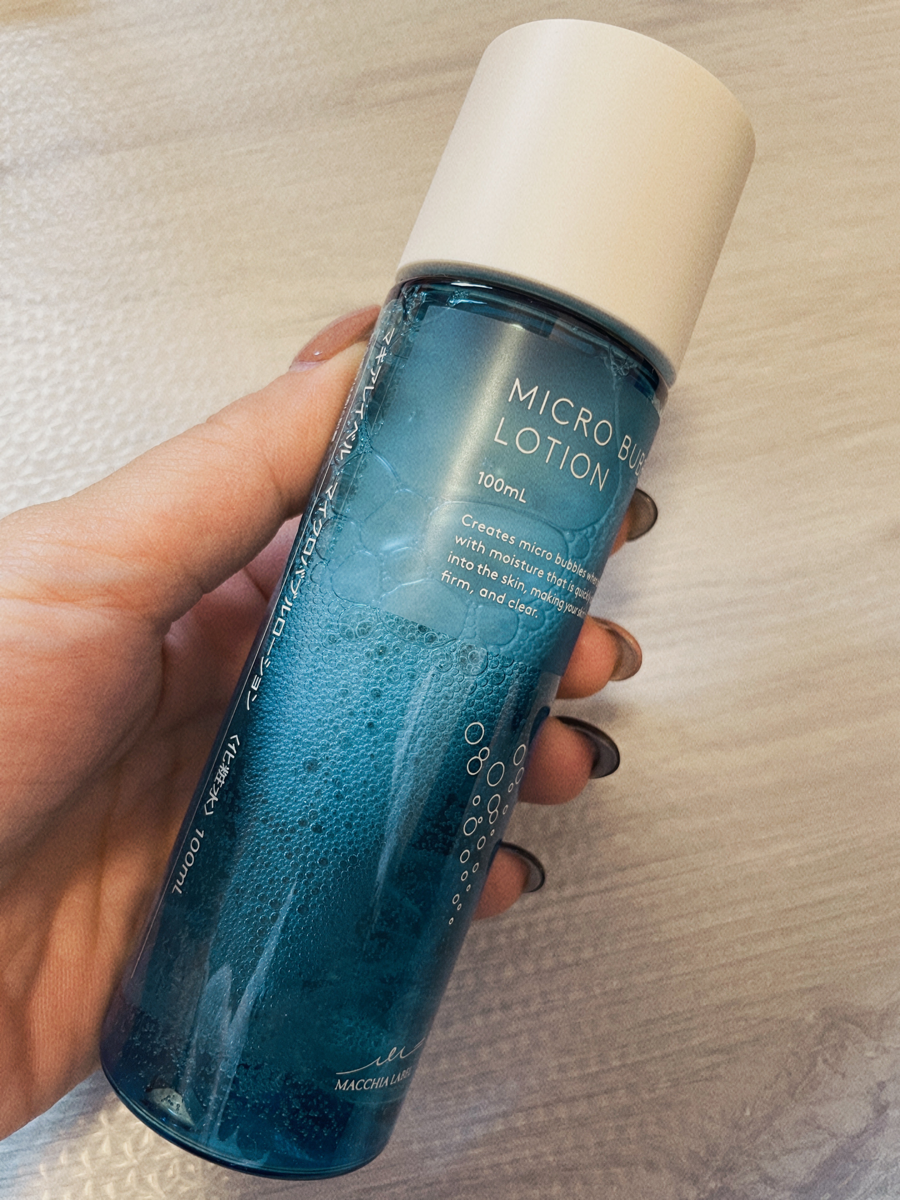 薬用マイクロバブルローション/Macchia Label/化粧水を使ったクチコミ（2枚目）