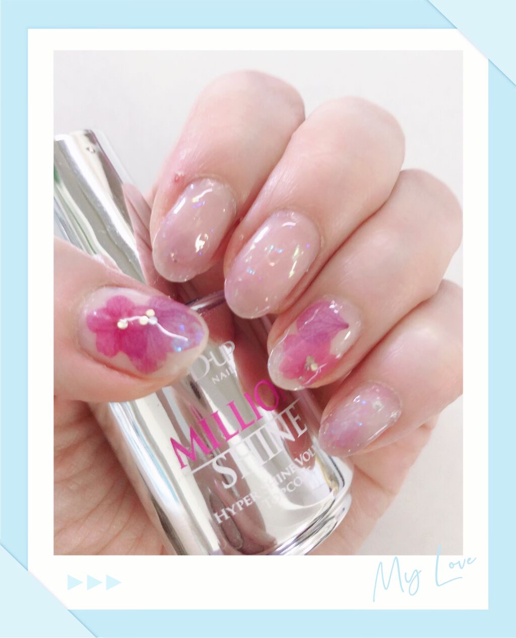 しずくネイルシール/キャンドゥ/ネイルシールを使ったクチコミ（1枚目）