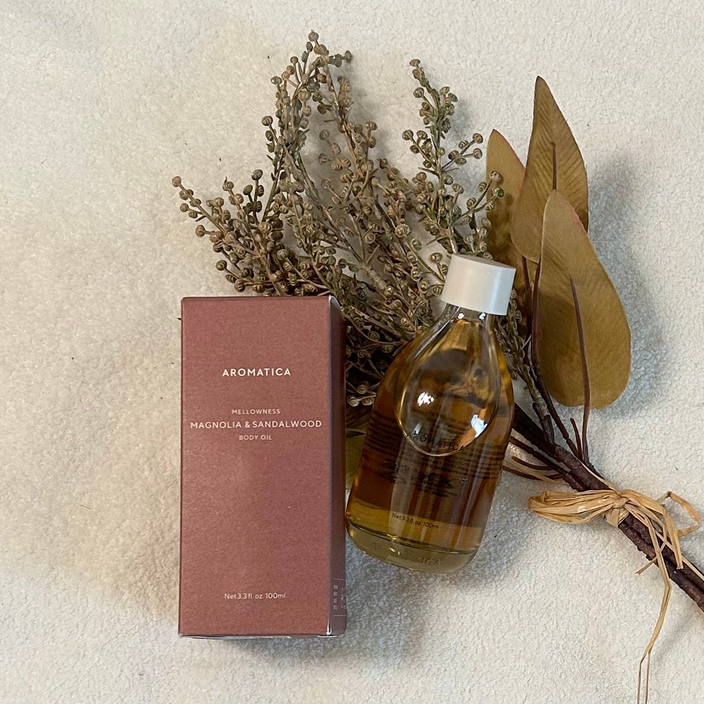 メロウニス ボディオイル マグノリア&サンダルウッド/AROMATICA/ボディオイルを使ったクチコミ(1枚目)