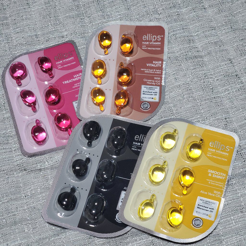 ヘアーオイル【トリートメント】/ellips/ヘアオイルを使ったクチコミ（1枚目）