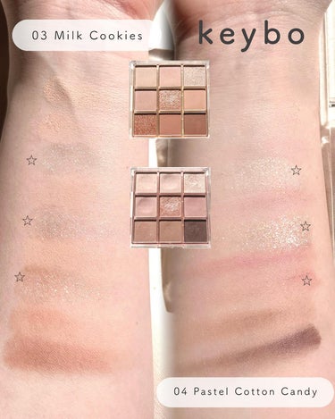 KEYBO FALL IN LOVE SHADOW PALETTE/keybo/アイシャドウパレットを使ったクチコミ（3枚目）