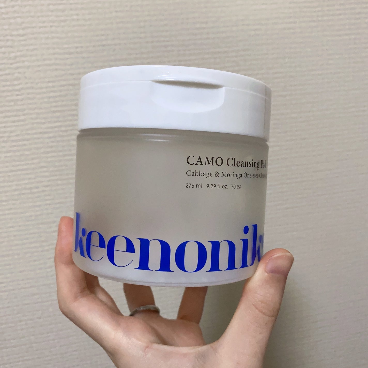 CAMO クレンジングパッド/keenoniks/クレンジングシートを使ったクチコミ(1枚目)