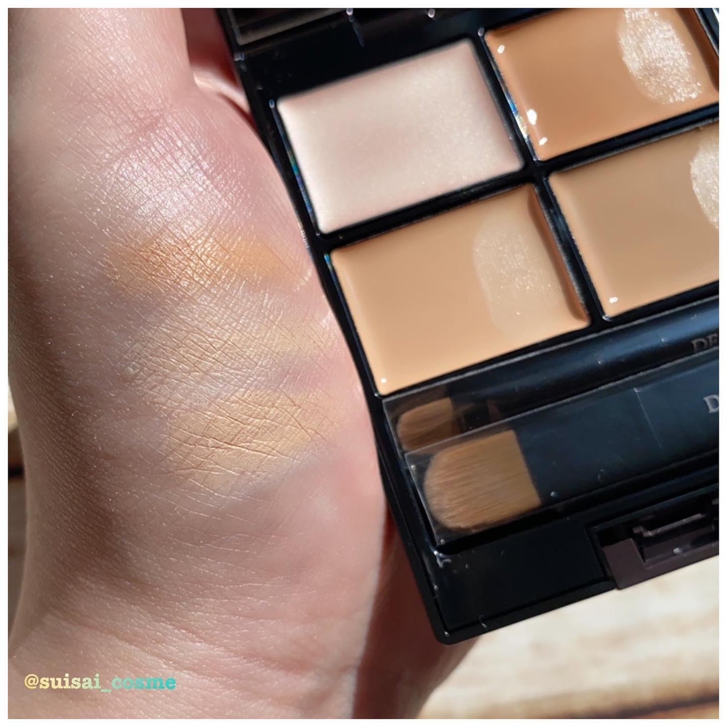 トーンパーフェクティング パレット/DECORTÉ/パレットコンシーラーを使ったクチコミ(2枚目)