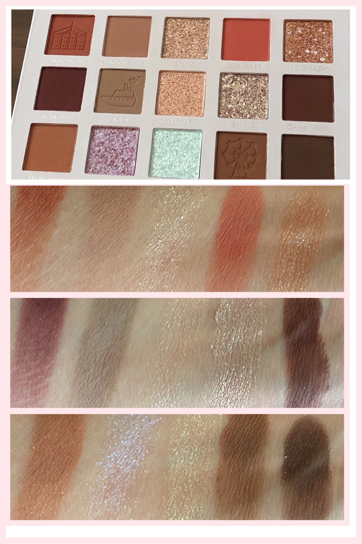 GO TRAVEL 15色アイシャドウパレット/FOCALLURE/アイシャドウパレットを使ったクチコミ（3枚目）