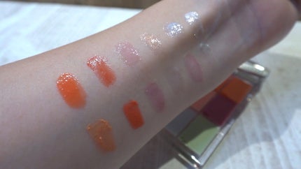 ソフトカラーリングリップパレット/wakemake/口紅を使ったクチコミ(4枚目)