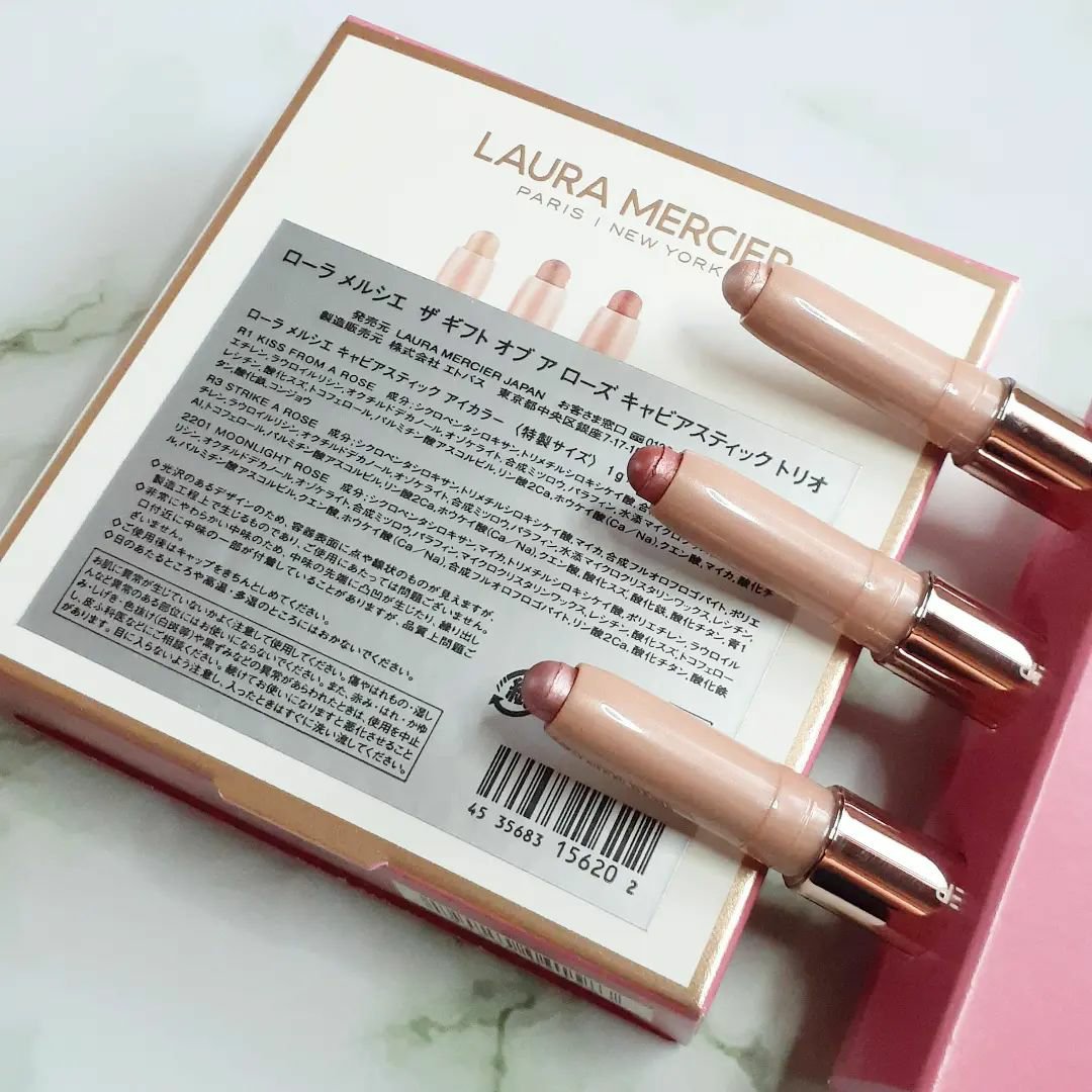 ザ ギフト オブ ア ローズ キャビアスティック トリオ/ローラ メルシエ/メイクアップキットを使ったクチコミ（2枚目）