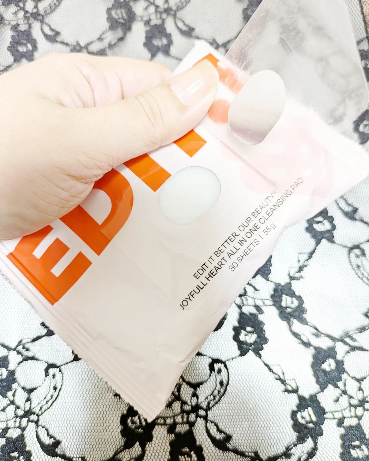 ジョイフルハートオールインワンクレンジングパッド/EDIT.B/クレンジングシートを使ったクチコミ（2枚目）
