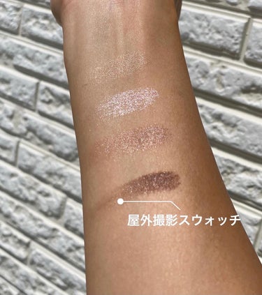 レ キャトル オンブル ツイード 04 ツイード ブラン エ ローズ/CHANEL/アイシャドウパレットを使ったクチコミ（3枚目）