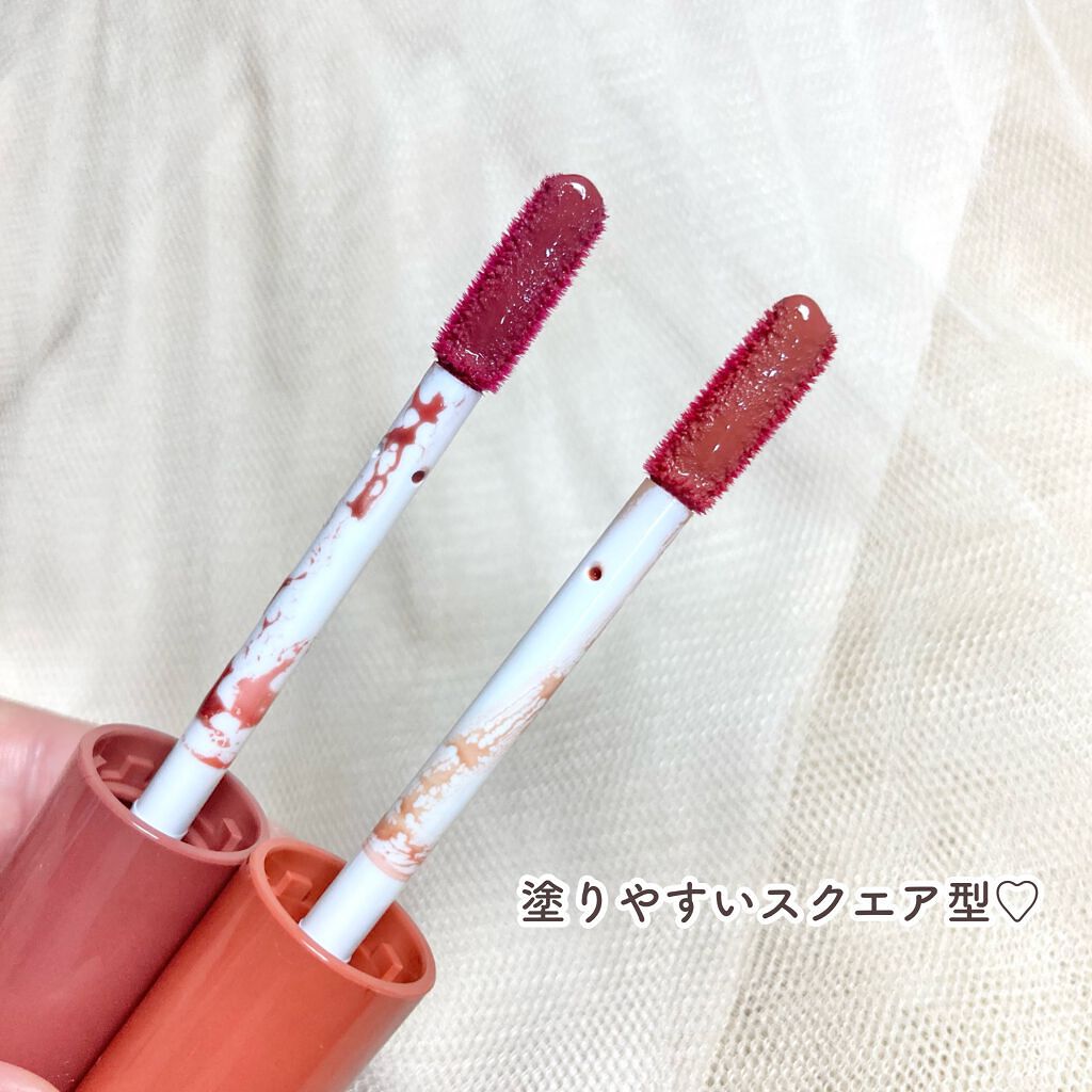 ウォータリーティントリップ マット/CEZANNE/リップティントを使ったクチコミ(3枚目)