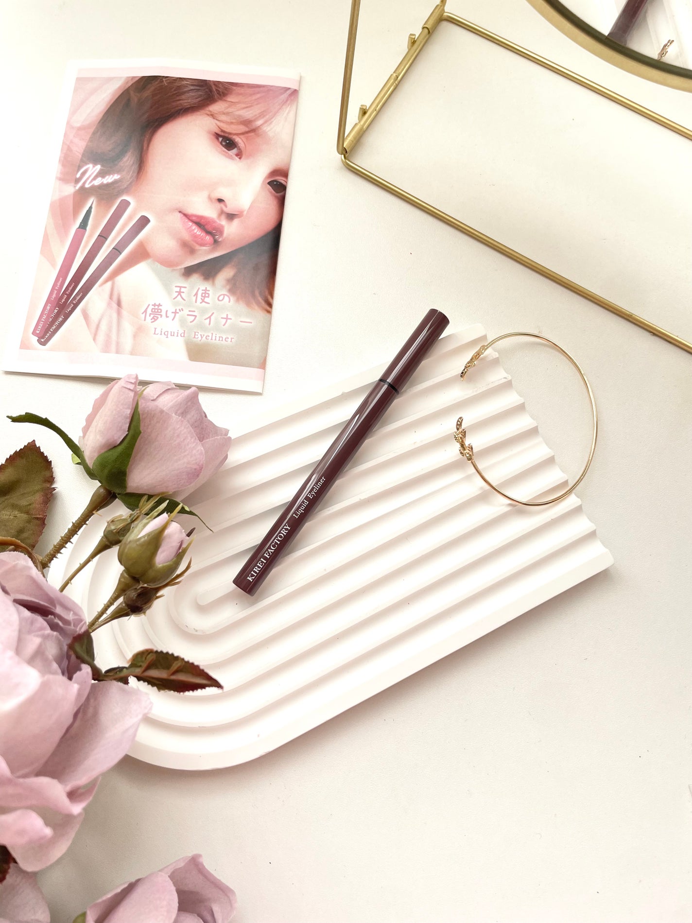 キレイファクトリー リキッドアイライナー/KIREI FACTORY/リキッドアイライナーを使ったクチコミ(3枚目)