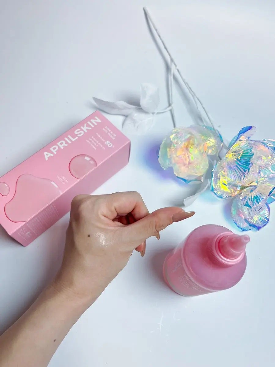 ピンクアロエビタトナー/APRILSKIN/化粧水を使ったクチコミ(3枚目)