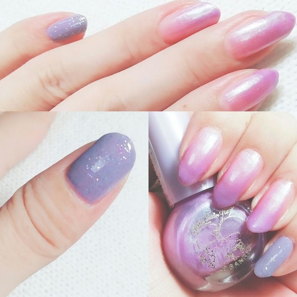 LJ ジェルネイル トップコート オーロラ/セリア/ジェルネイルを使ったクチコミ(2枚目)