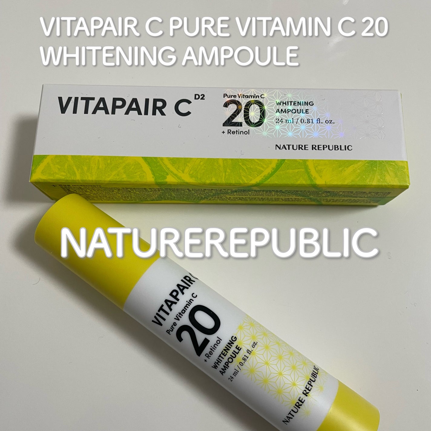 ビタペアC ビタレチ美容液/ネイチャーリパブリック/美容液を使ったクチコミ(1枚目)