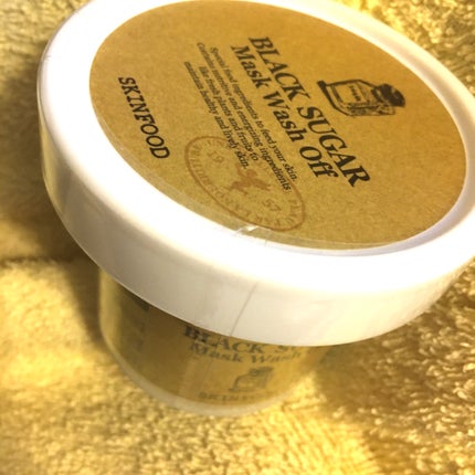 ブラックシュガーマスク ウォッシュオフ/SKINFOOD/洗い流すパック・マスクを使ったクチコミ(1枚目)