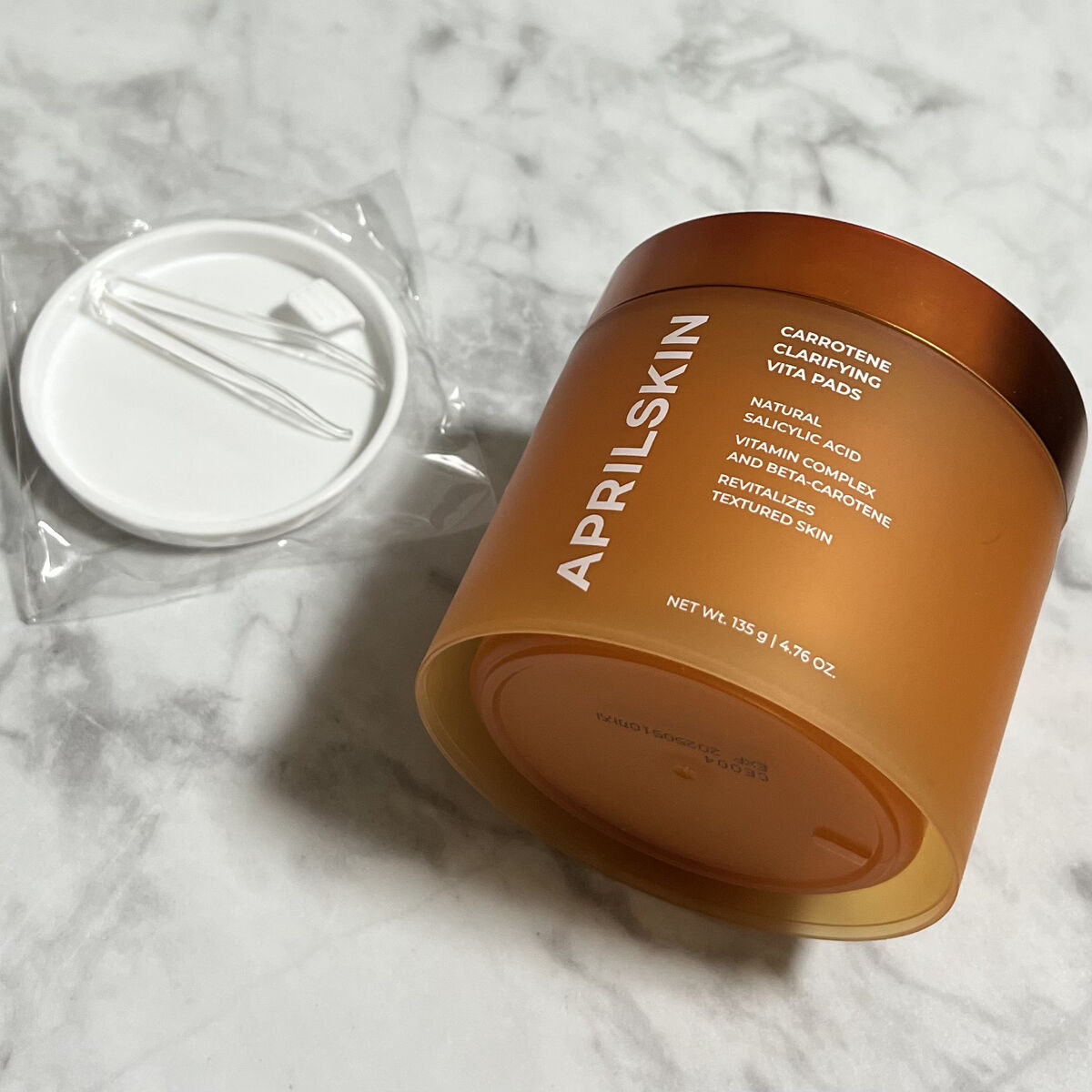 リアルカロテンブレミッシュクリアビタパッド/APRILSKIN/トナーパッドを使ったクチコミ（3枚目）