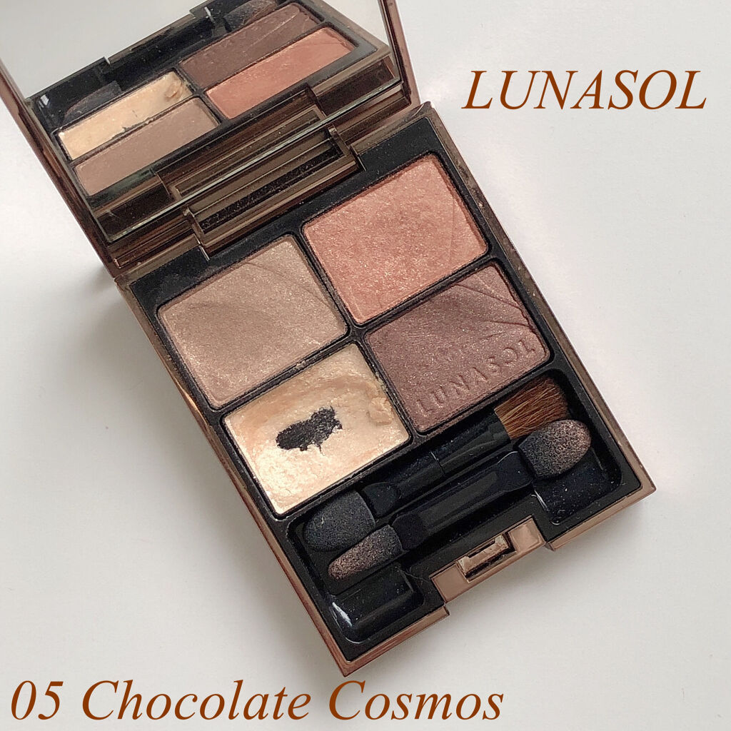 セントフォルムアイズ 05 Chocolate Cosmos/LUNASOL/アイシャドウパレットを使ったクチコミ（1枚目）