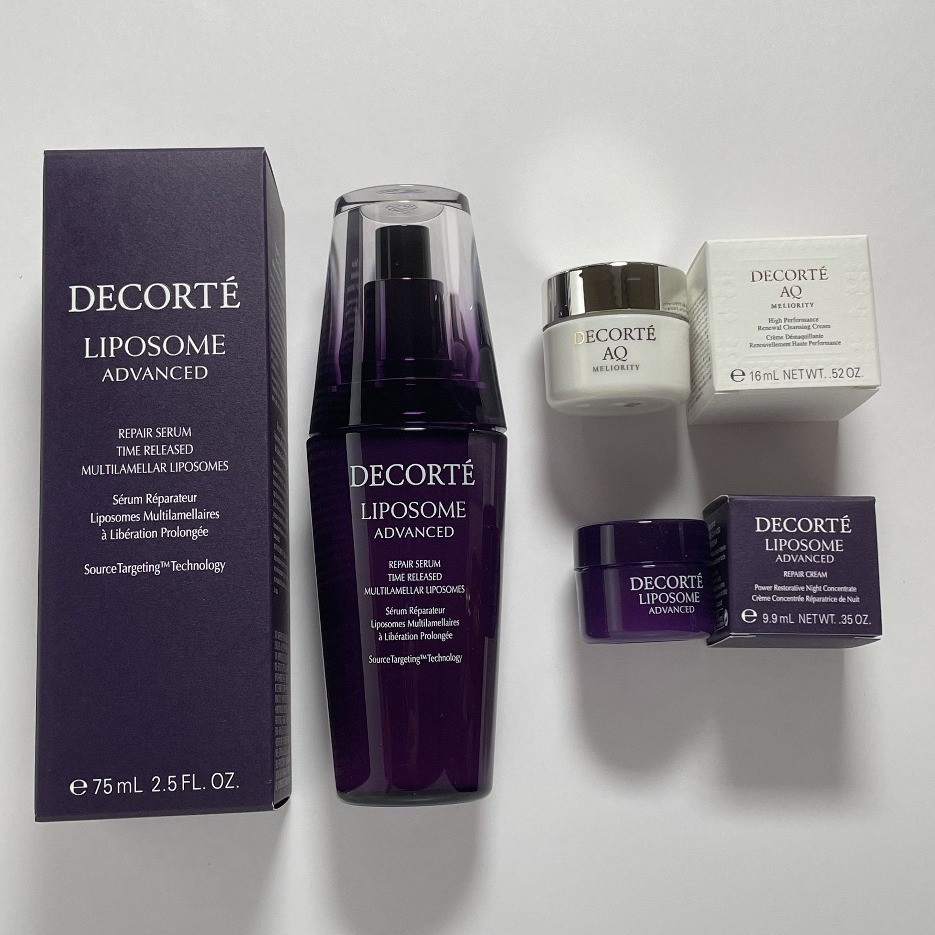 リポソーム アドバンスト パープルリボン セット/DECORTÉ/スキンケアキットを使ったクチコミ（3枚目）