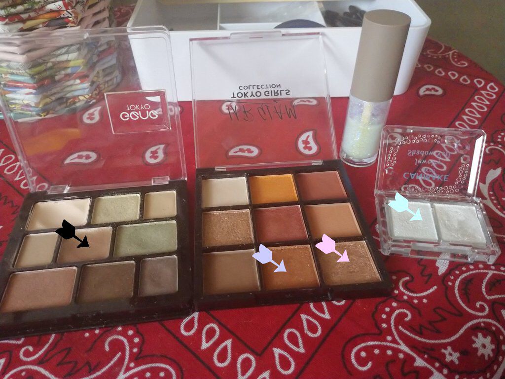 UR GLAM　BLOOMING EYE COLOR PALETTE/U R GLAM/アイシャドウパレットを使ったクチコミ（1枚目）