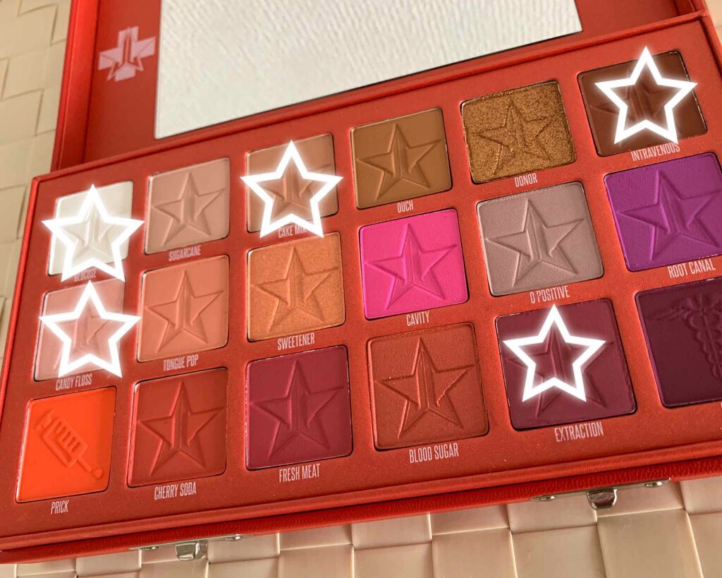 BLOOD SUGAR Eyeshadow Palette/Jeffree Star Cosmetics/アイシャドウパレットを使ったクチコミ（1枚目）