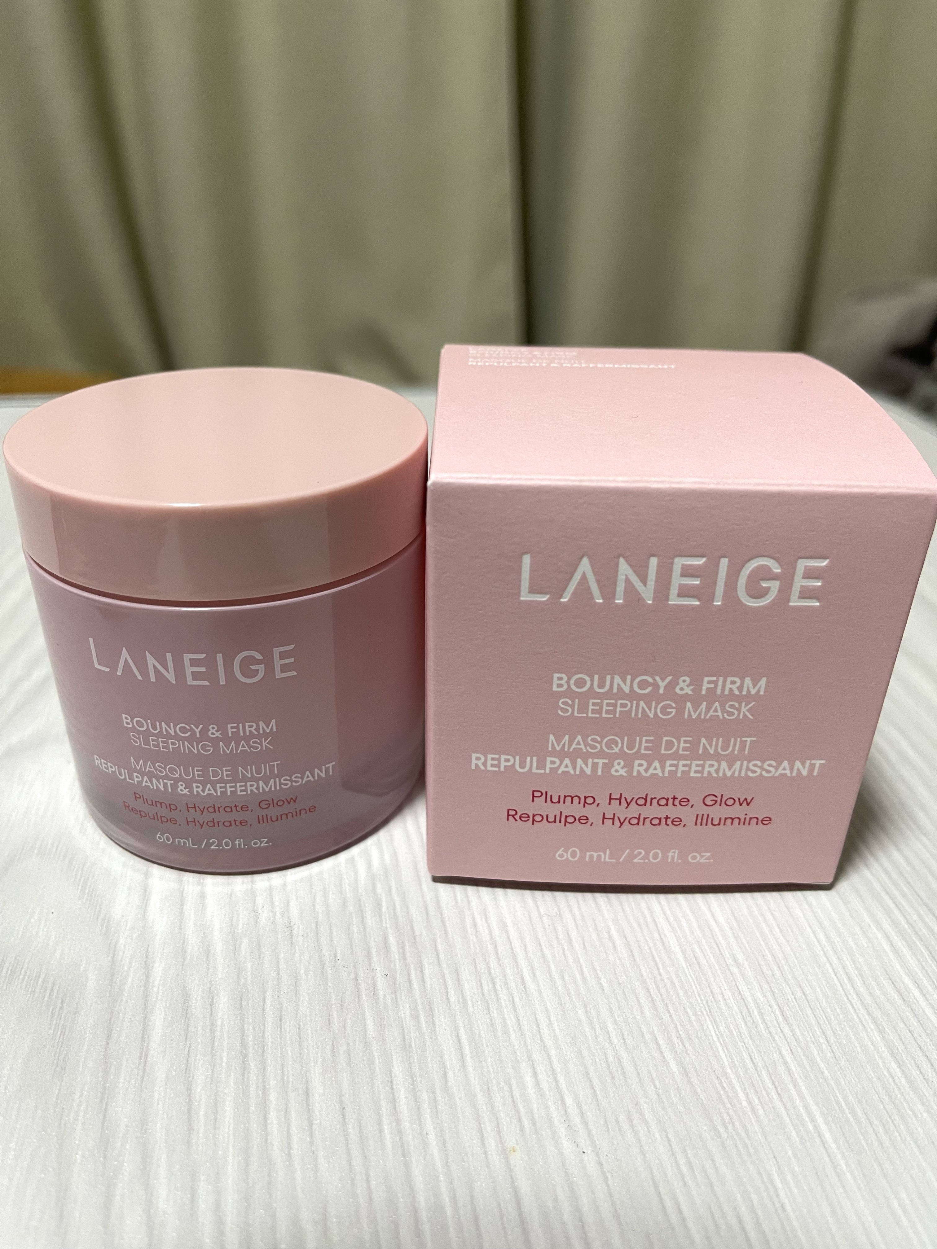 バウンシースリーピングマスク/LANEIGE/フェイスクリームを使ったクチコミ（1枚目）