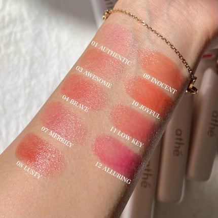 オーセンティック リップ バーム/athé/口紅を使ったクチコミ(6枚目)