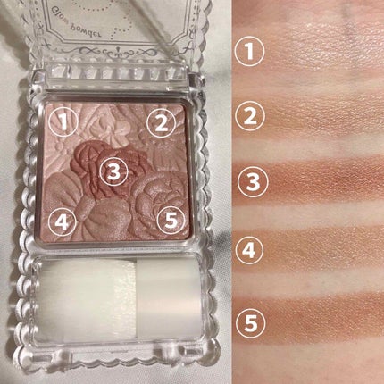 グロウフルールチークス/キャンメイク/パウダーチークを使ったクチコミ(2枚目)