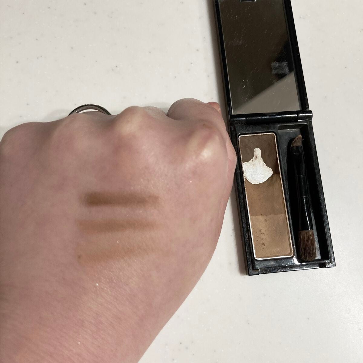 デザイニングアイブロウN/KATE/パウダーアイブロウを使ったクチコミ(3枚目)